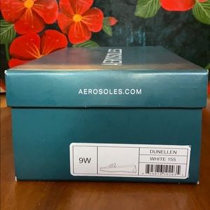 Aerosoles White Dunellen Loafer with Buckle